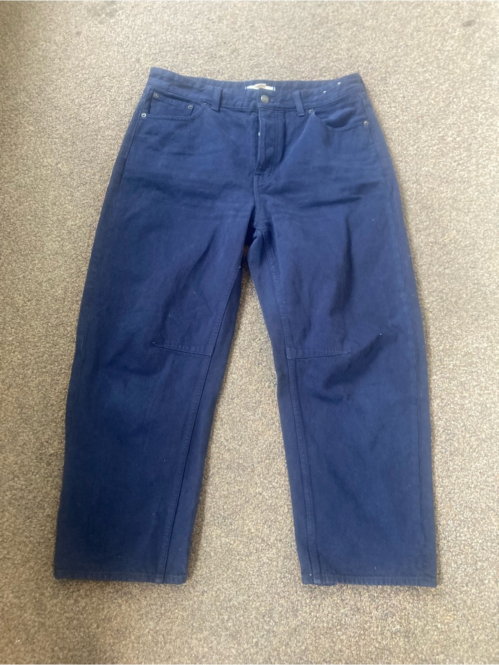 MADEWELL “The Darted Barrel Leg Jean” Dark Wash (29)
